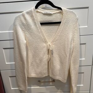 Abercrombie & Fitch Women's Off-White Cardigan